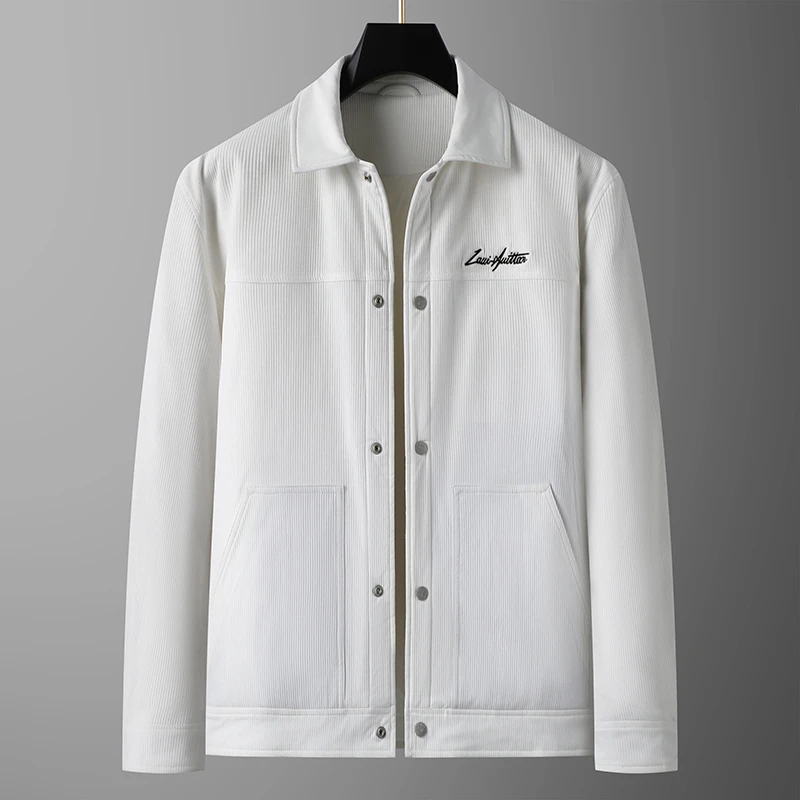 【孙漂亮轻熟风推荐】冬季上新大码男士休闲商务百搭翻领羽绒外套