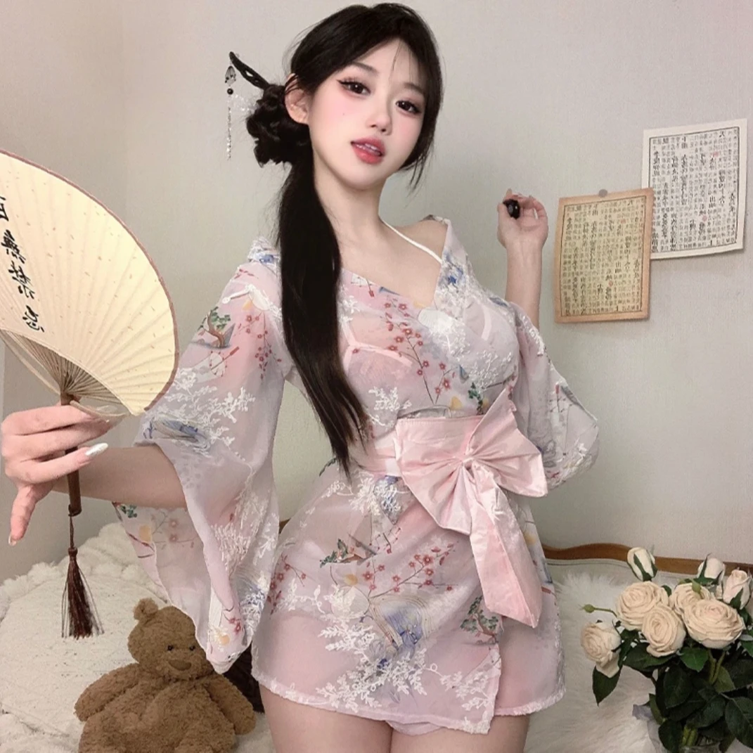 【醉梦】古风性感少女睡裙显瘦遮肉气质汉元素纯欲蕾丝女装睡袍