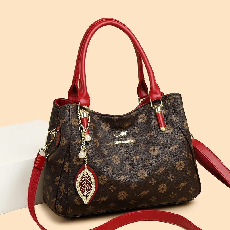 爆款女包2025新款手提包潮流中年妈妈包大容量单肩女士大气斜挎包