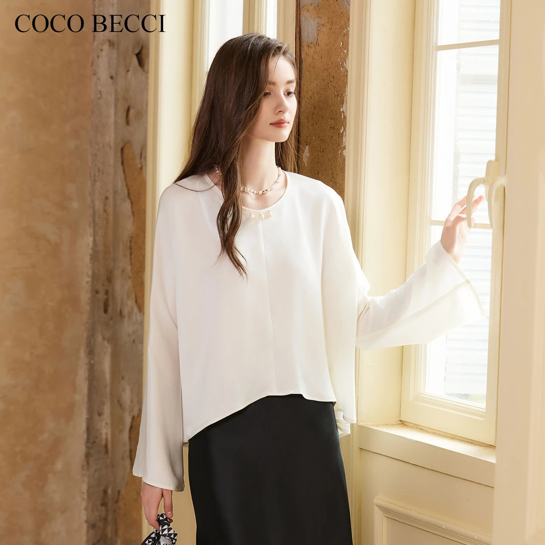 COCO BECCI【优雅女神】简约休闲衬衫YT24YA230004