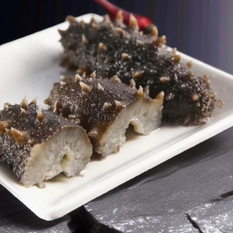 青岛即食海刺参营养40-60只左右 加两只试吃(活参加工  顺丰包邮)