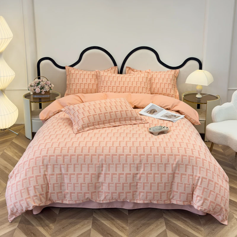 秋冬加厚纯斜纹棉四件套床单被套床上用品