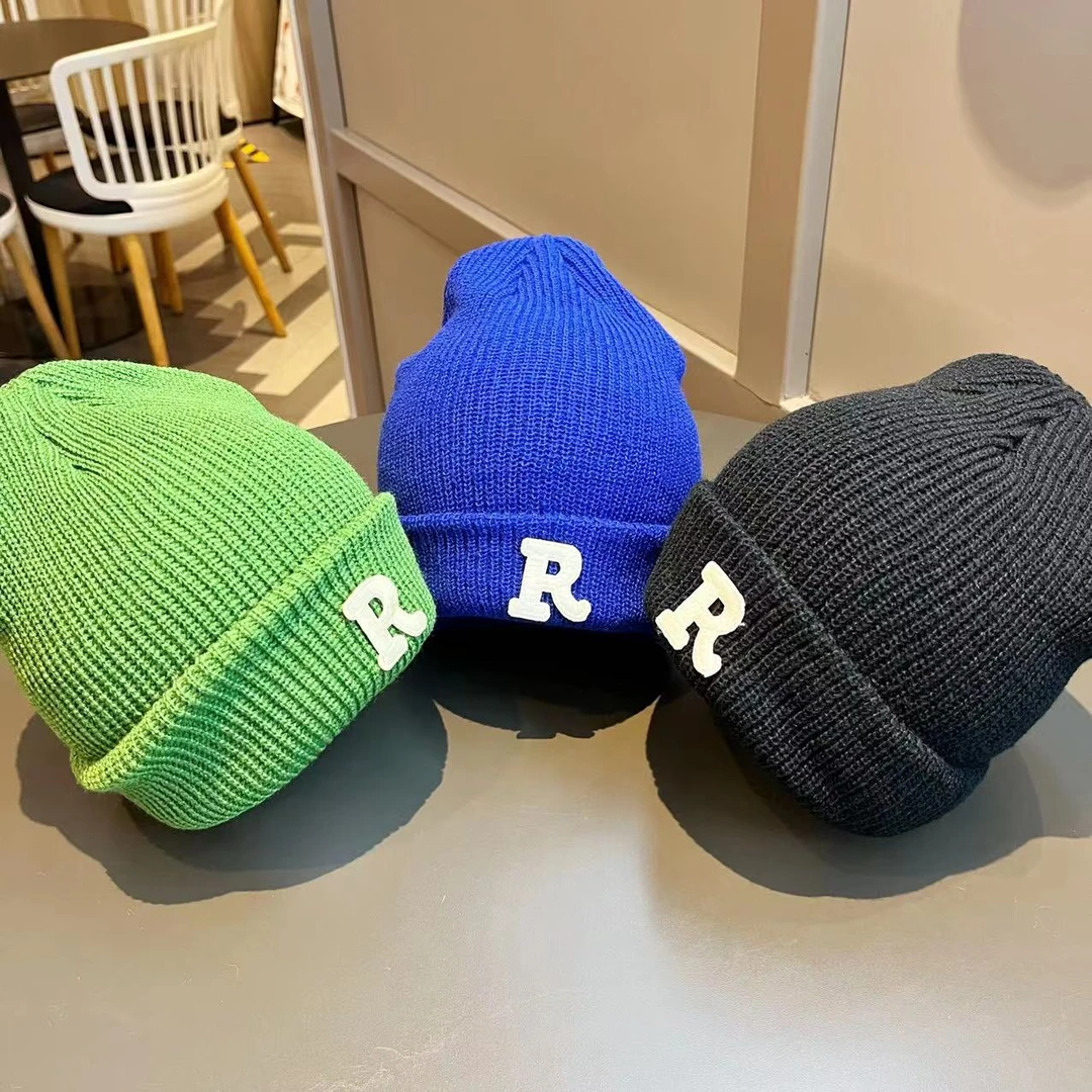 韩版百搭针织帽男毛线帽女秋冬季ins蓝色显白保暖冷帽潮牌显脸小