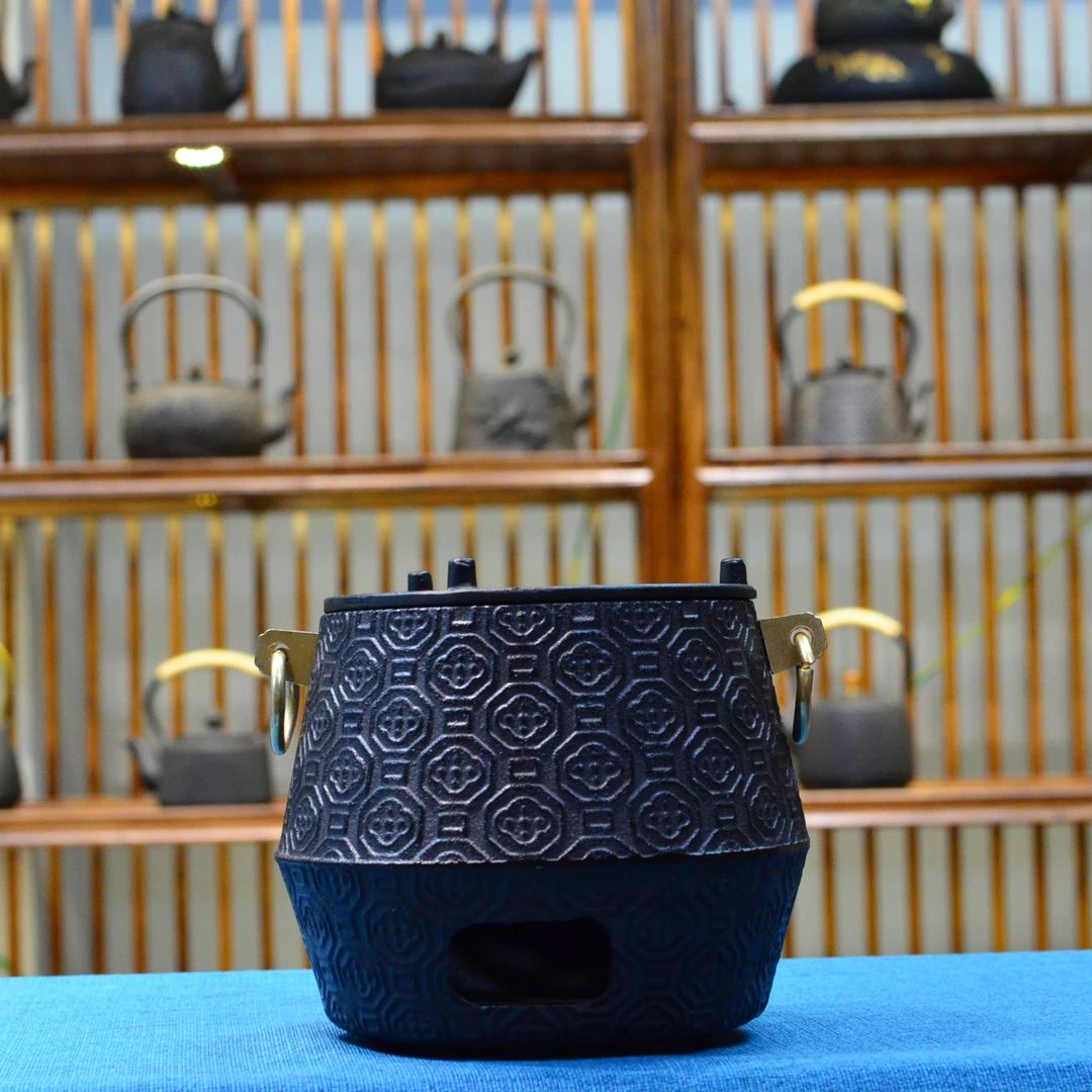 双耳铸铁炭火炉   煮茶 烧水