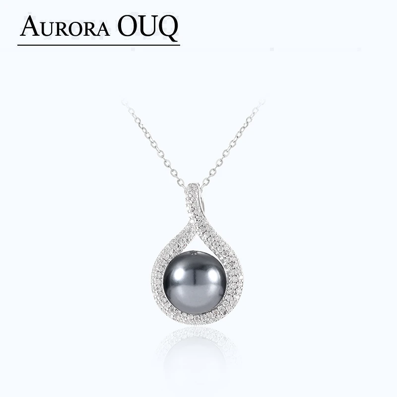 链子925银合成锆石 【琴愿为你】项链吊坠女CD14024