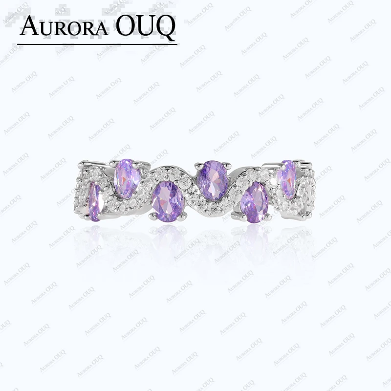 欧阳琴 合金合成锆石戒指 【琴愿为你】高端优雅贵气女戒指YJ150514