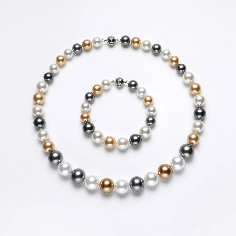 合金项链 海蝶女王【柳总来了】轻奢时尚款项链套装BX32500T-1