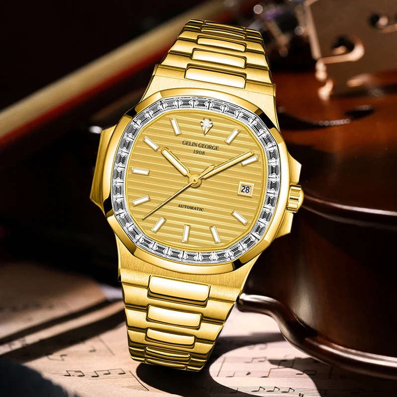 【沈总专属】GELINGEORGE/格林乔治【金鹦鹉螺】高端奢华腕表-XTXW