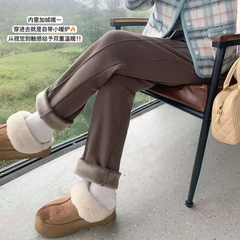 C938加绒加厚休闲裤