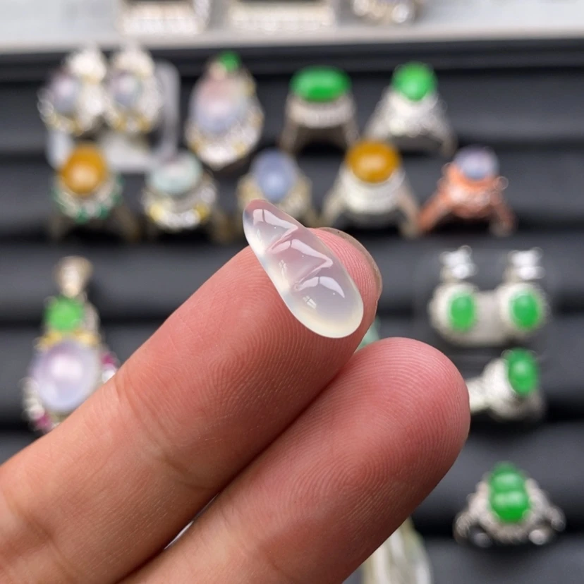 【闪购商品】定制翡翠未镶嵌缅甸天然翡翠小精品福豆