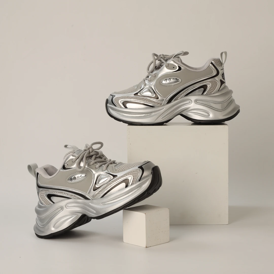 老爹鞋鞋子女鞋运动鞋网红时尚百搭夏季厚底透气春季潮流网面韩版