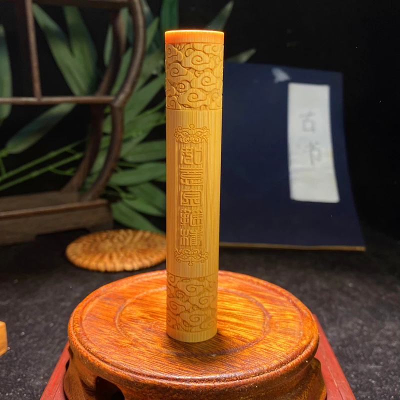 新款金箍棒  正圆黄皮果冻料  拍下送红油加手套 实心玉竹