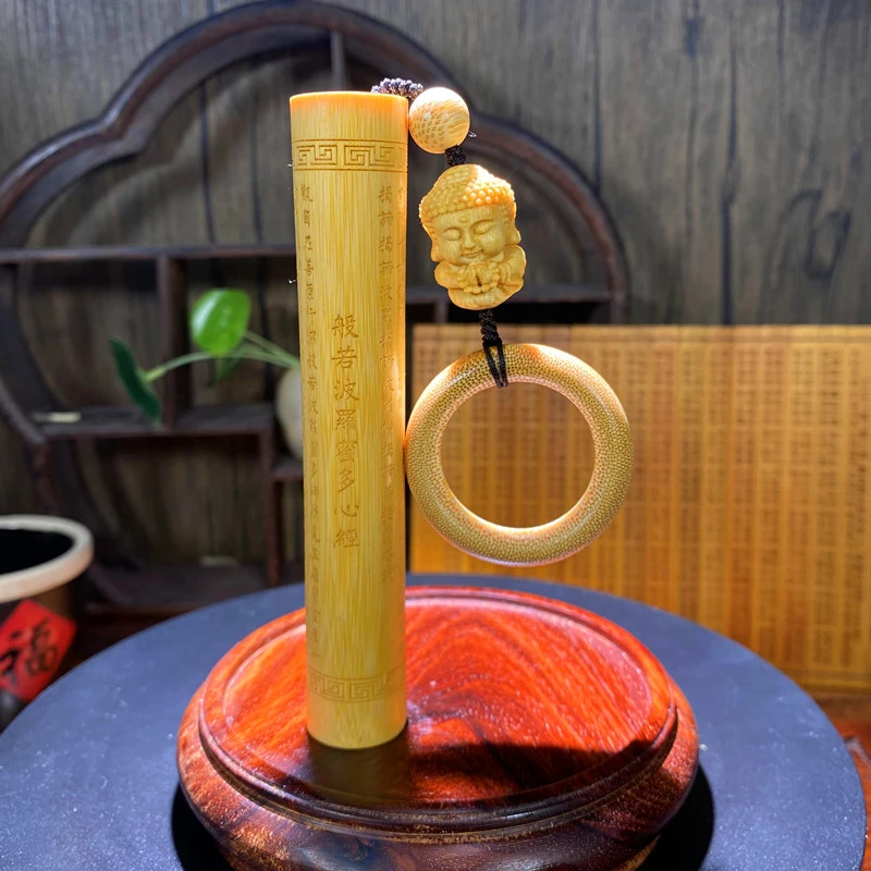 福利款心经配宝宝佛配饰水晶果冻料实心玉竹(下单送礼包+红油)