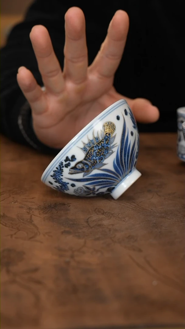 【闪购商品】陶瓷杯预售三个月描金银