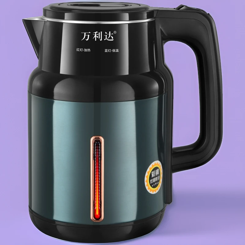 万利达电热水壶烧水壶家用民宿代发家电酒店防烫保温酒店公寓