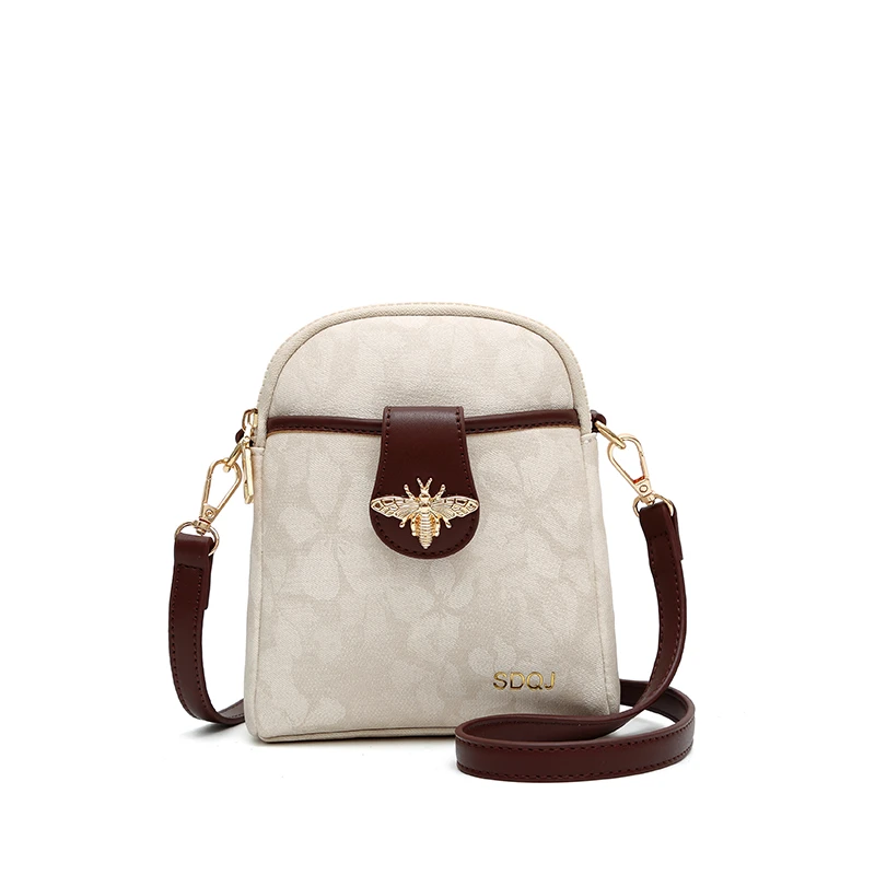 2025山茶花手机包时尚百搭通勤小包包单肩斜挎小包