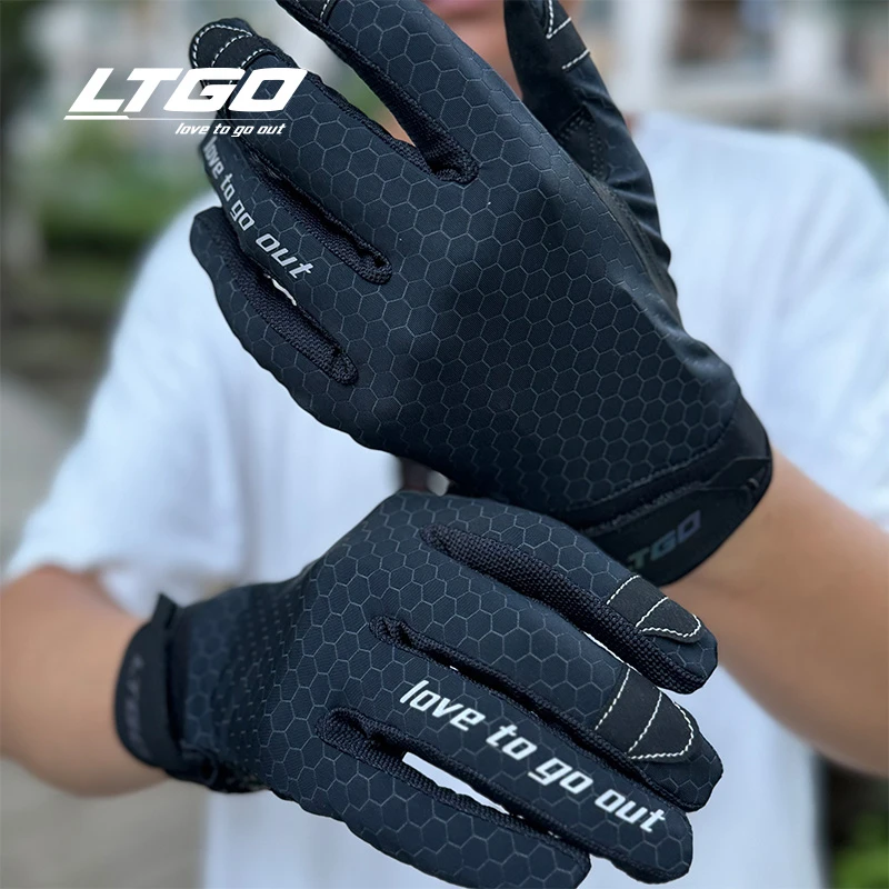 LTGO全指可露三指垂钓手套专业级手套防晒耐磨防滑路亚手套