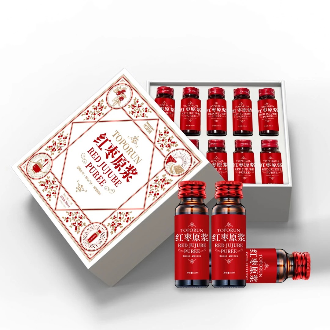TOPORUN/天芝润  红枣原浆50ml*10瓶浓缩礼盒装健康营养即饮装