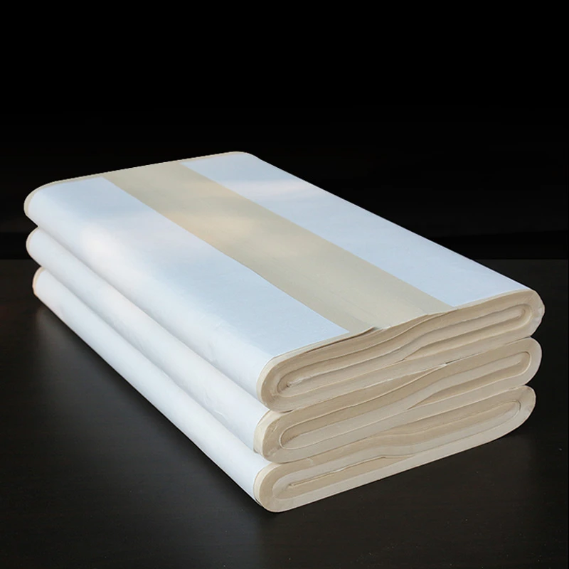 仿古宣纸半生半熟书法专用纸熟宣工笔画仿古色作品纸书法纸