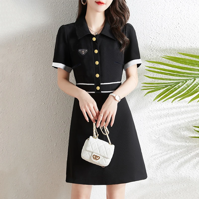 【赴宴佳人】高级轻奢米兰斜连衣裙200086