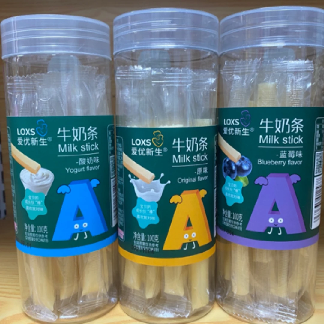 牛奶条爱优新生100克5501