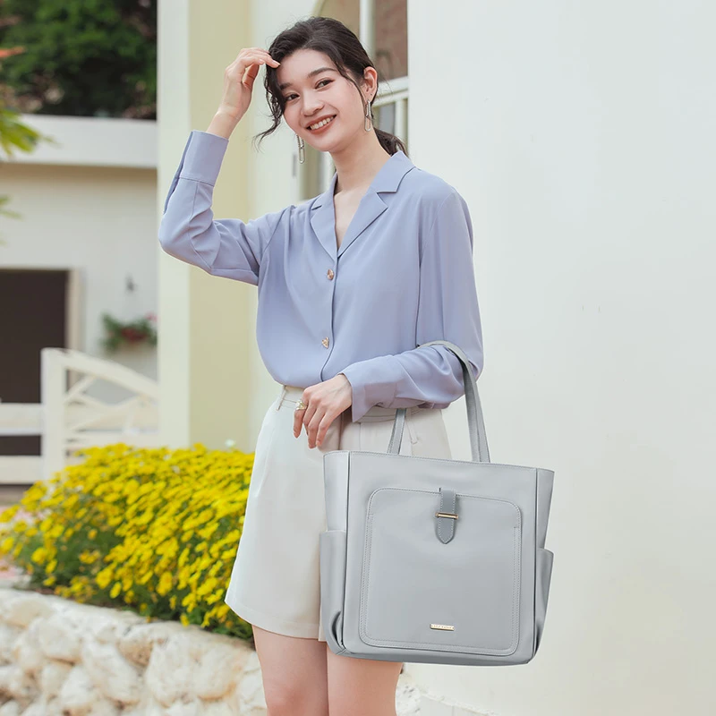 GOLF/高尔夫简约时尚单肩包15寸电脑包女通勤包轻便托特包腋下包