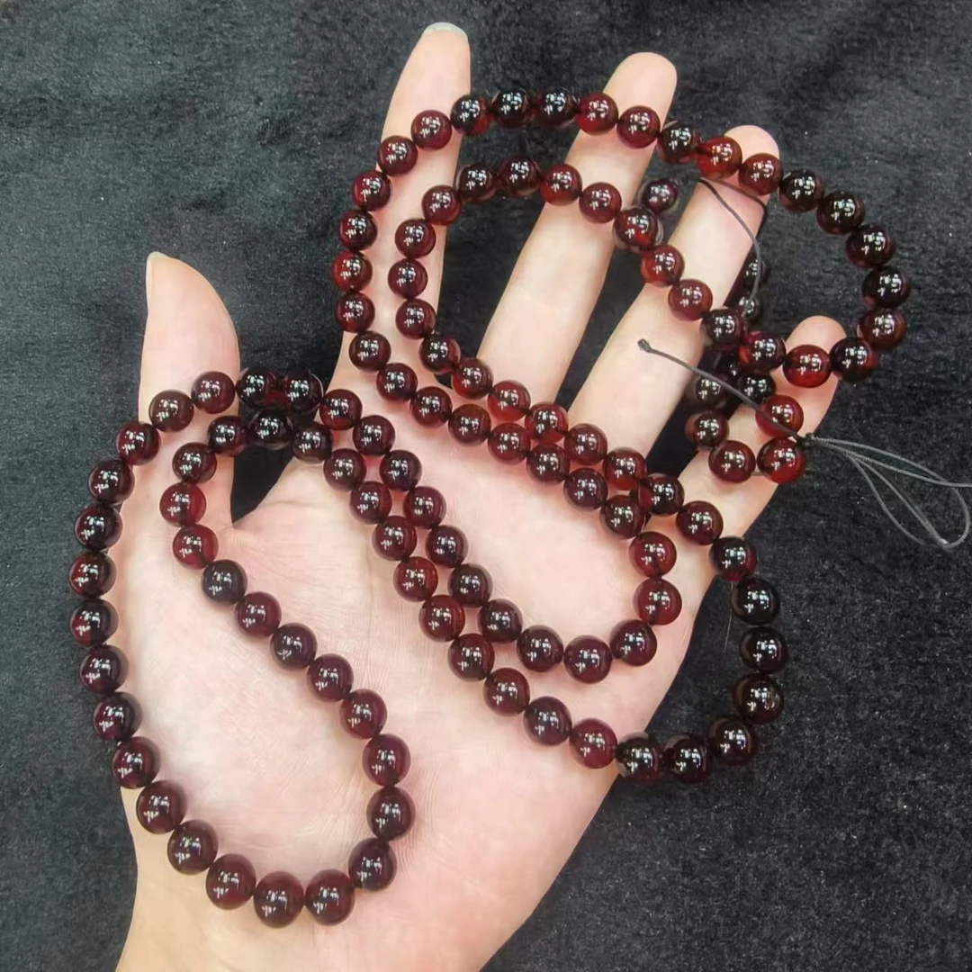 【老掌柜】琥珀项链/8mm+  LZG080704