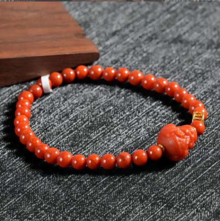 【老掌柜】财神/南红手串  M071902