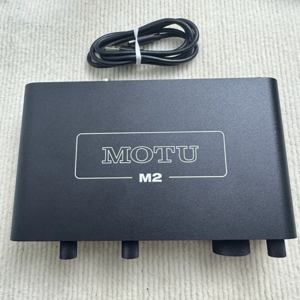 95新  马头MOTU M2 录音声卡  无包装 成色如图