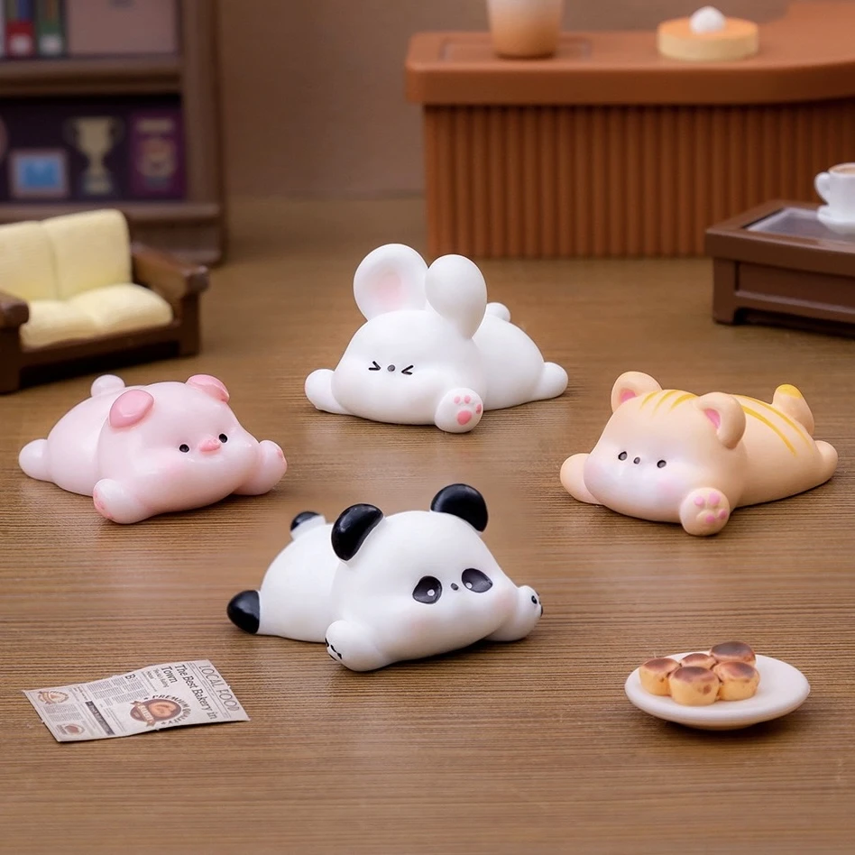 【许愿+对对碰】趴趴小动物微景观创意摆件树脂材质DIY摆件