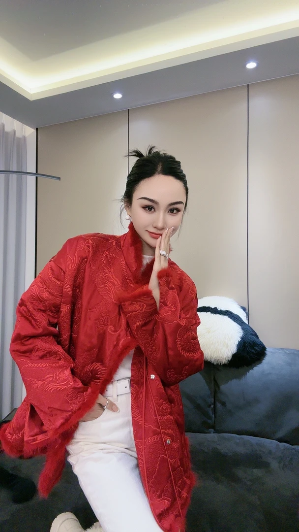 劉發發-【初一战袍】-F403發發新款百搭新中式重工刺绣休闲外套