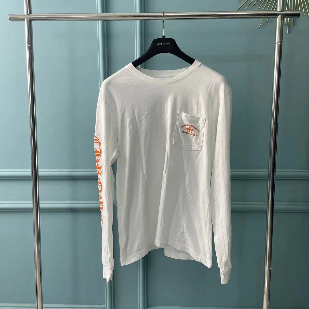 chrome hearts 克罗心 背后三十字架手臂梵文长袖 尺码L 成色试穿