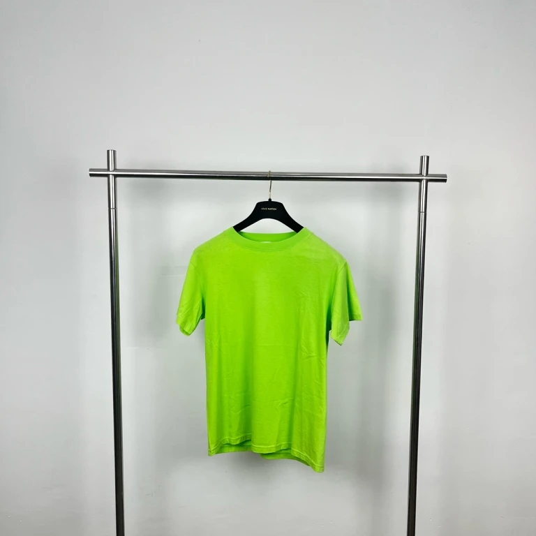 balenciaga 巴黎世家背后logo刺绣短袖绿色T恤/尺码os s/成色99新
