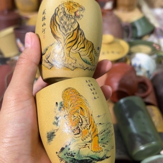 紫砂茶杯宜兴紫砂