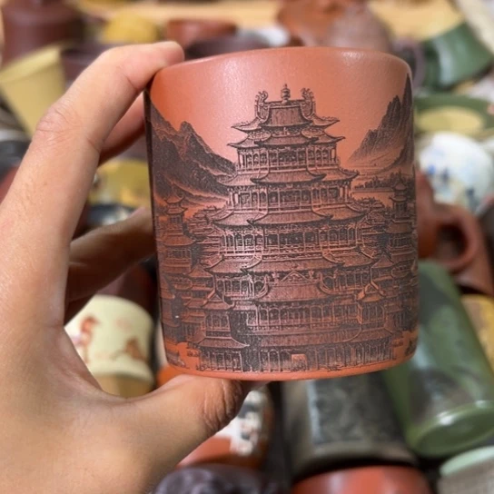 紫砂茶杯宜兴紫砂