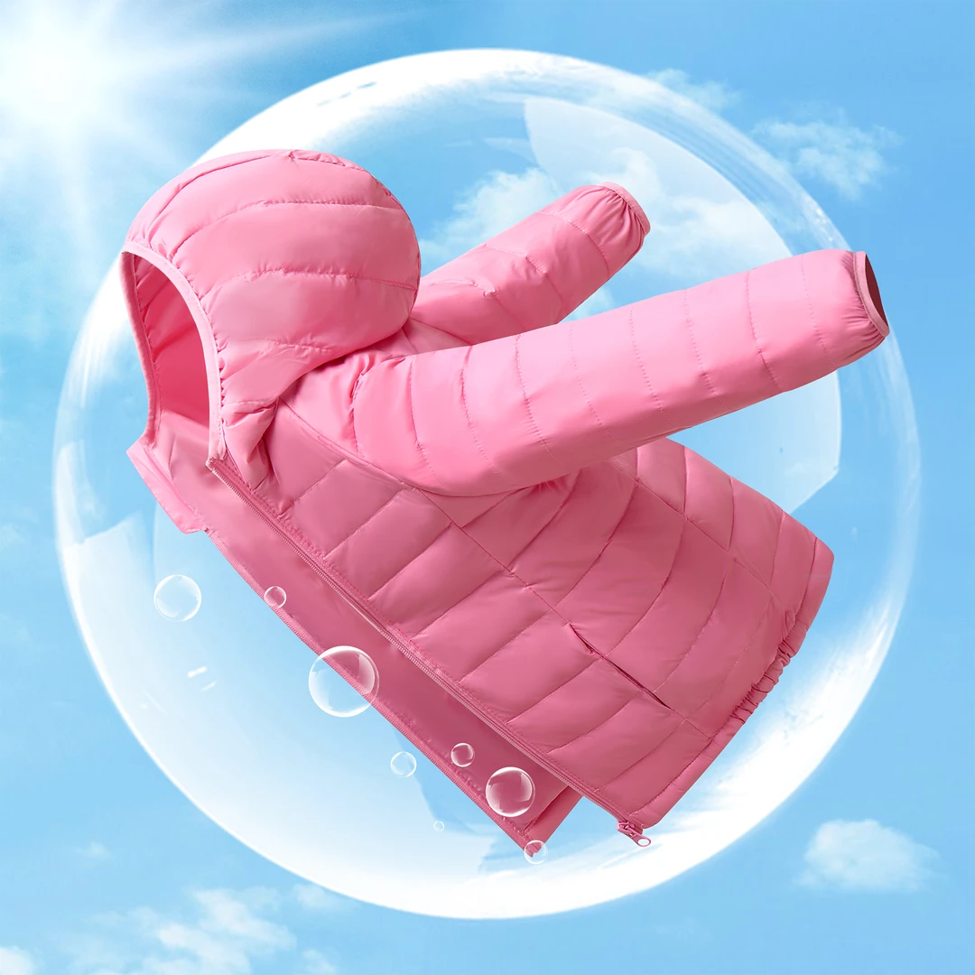 ④【福利羽绒服】秋冬新款羽绒服轻薄款男女童中小大童装连帽外套