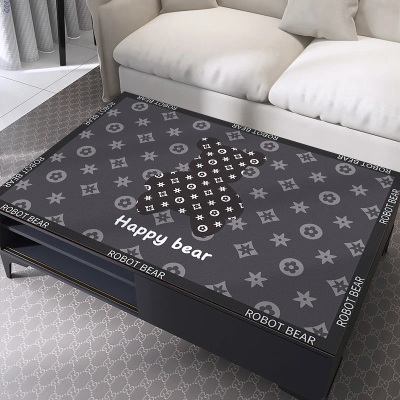 潮牌风一抹净茶几垫防烫餐桌垫电视柜防水隔热免洗桌垫可定制裁剪