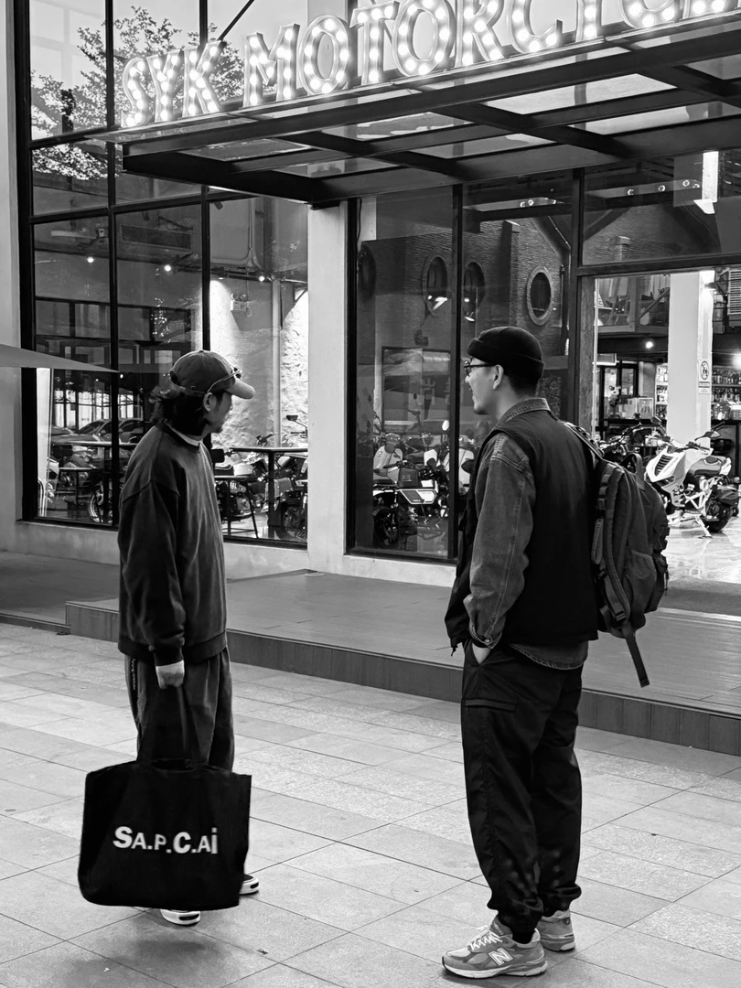 山手线~【火柴人/摇粒绒/卫衣】重磅 圆领长袖宽松运动风上衣潮卫衣