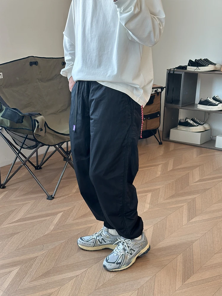 【紫标-5371-登山裤】加绒 日潮 复古百搭潮牌休闲裤纯色宽松