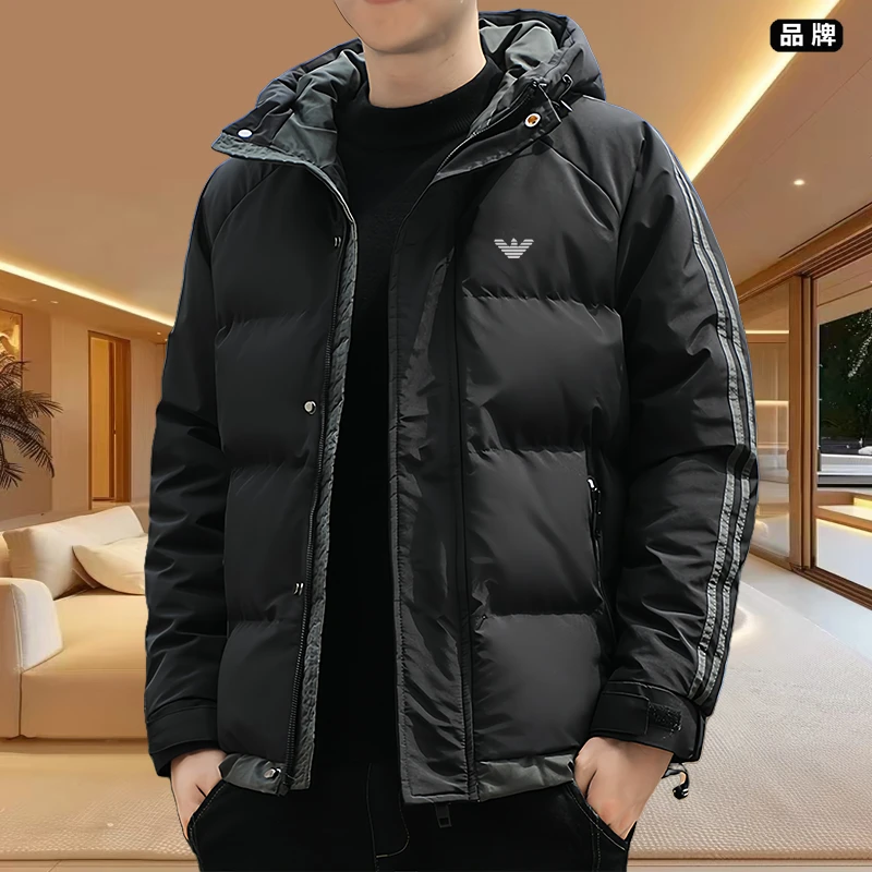 【亏米清仓】冬季潮流新款情侣大码骑行棉服连帽加厚休闲棉服保暖