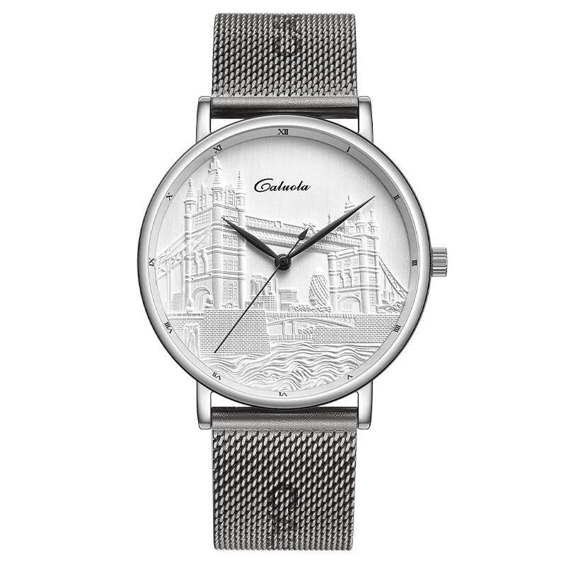 2025新款卡罗莱石英男表超薄手表推荐防水品牌男士腕表女