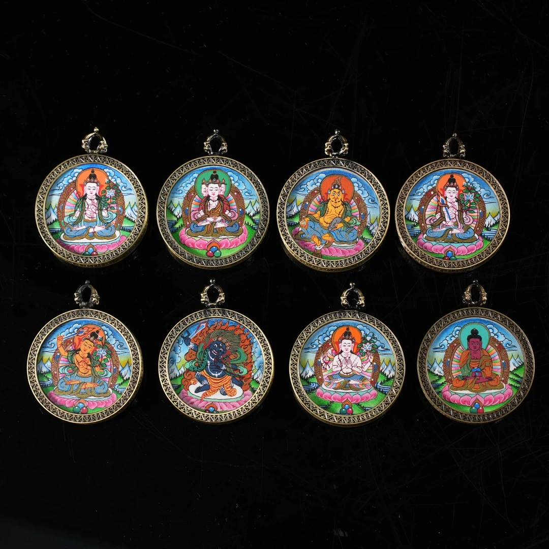 合金吊坠 壹加火火|原创设计八大守护卡卡吊坠合集多样性发其一