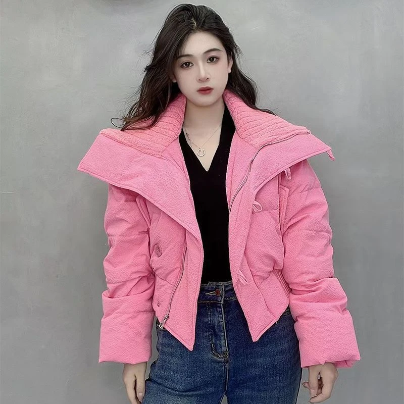 2024年新款棉服女冬短款韩版高级感外套小个子棉衣宽松加厚棉袄潮