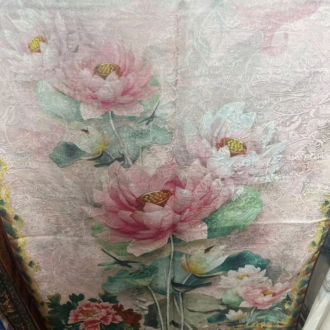 【花颜悦色】苏萝新中式180*70双面女士国风百搭丝巾披肩