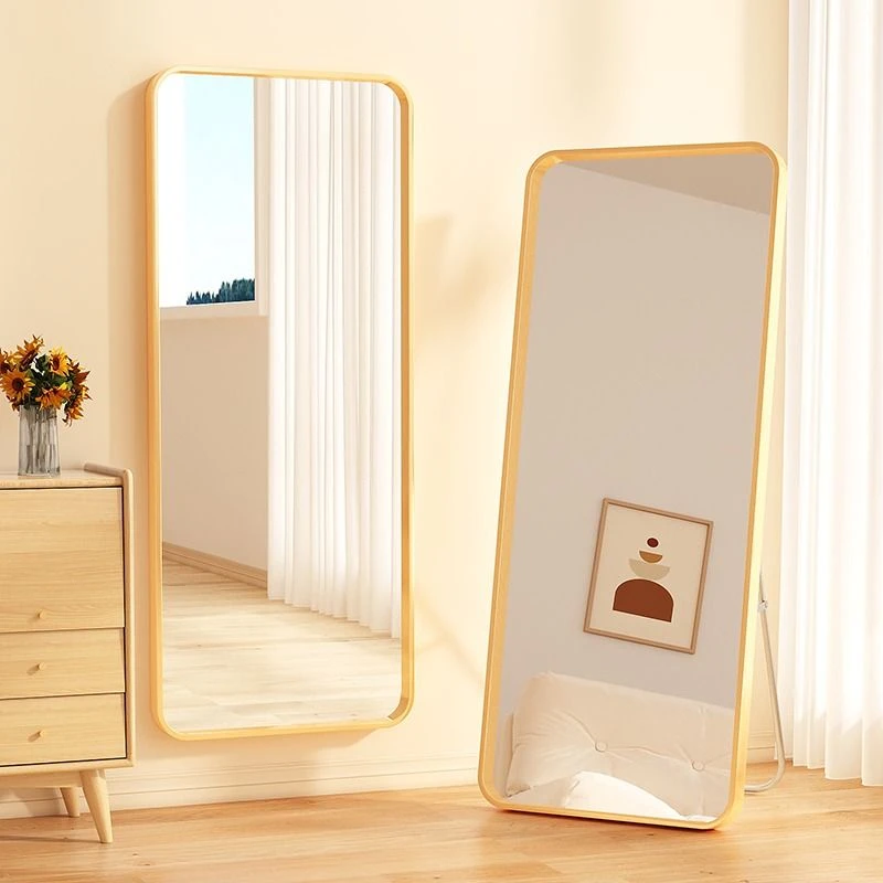 镜子全身镜落地家用女生卧室化妆学生宿舍用大镜子挂墙试衣穿衣镜