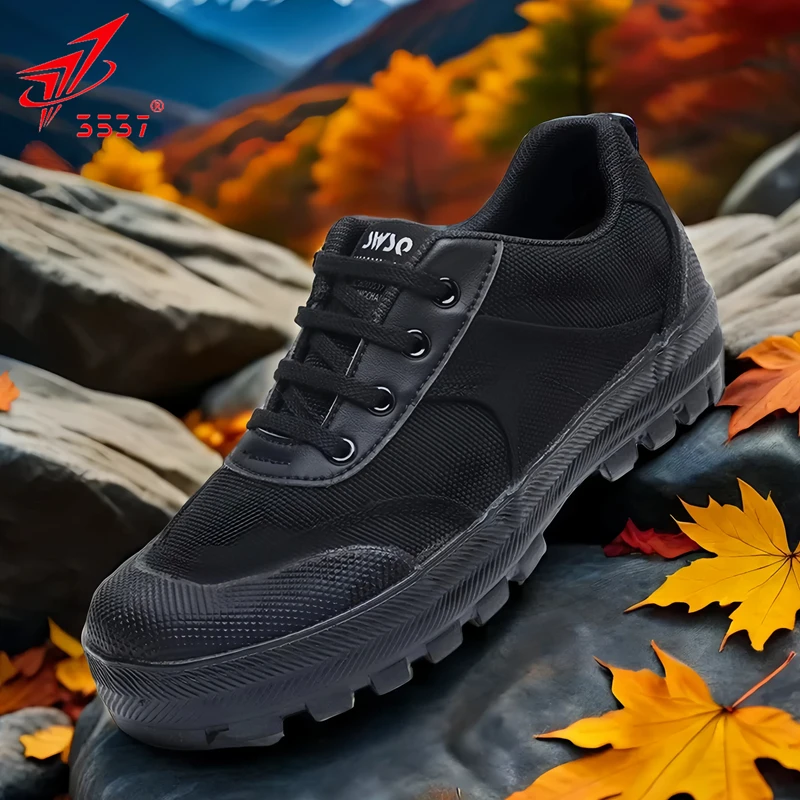 3537际华春秋低腰登山迷彩户外鞋防滑徒步运动鞋耐磨旅游鞋帆布鞋