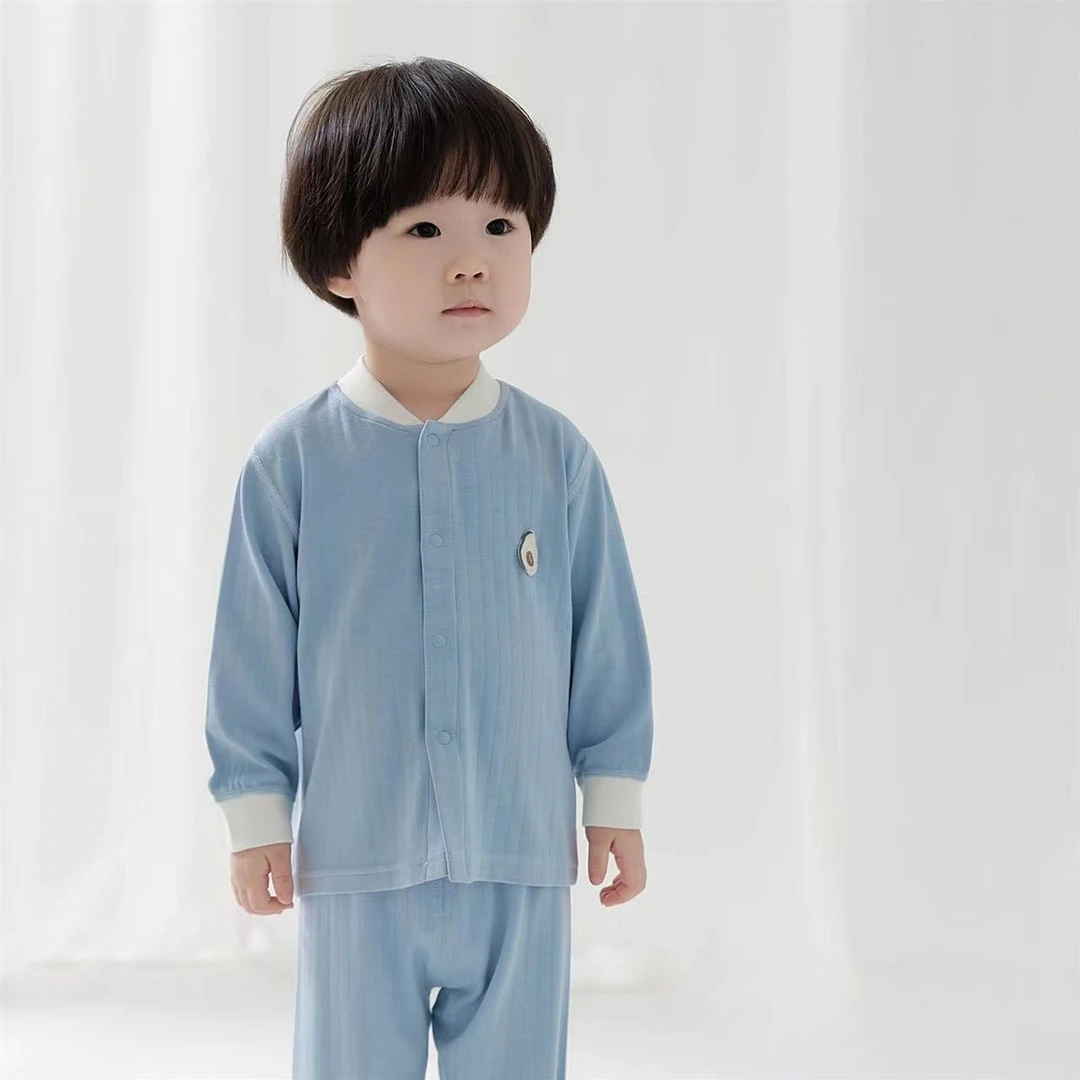 雅赞童朵短袖薄款、长袖折扣款前开套装【73-100】