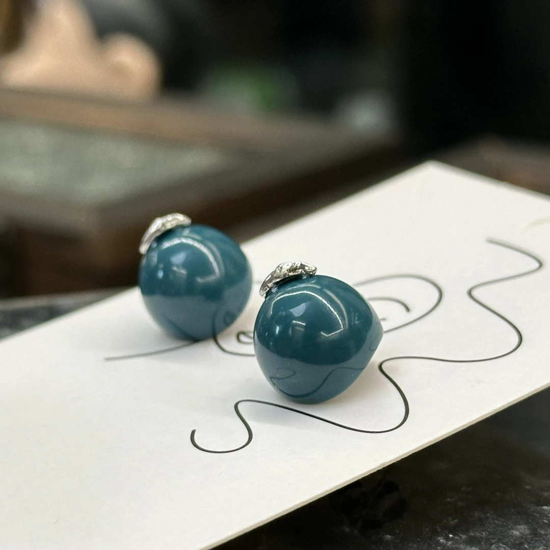 铜合金耳饰 小众设计感土星耳饰-66713