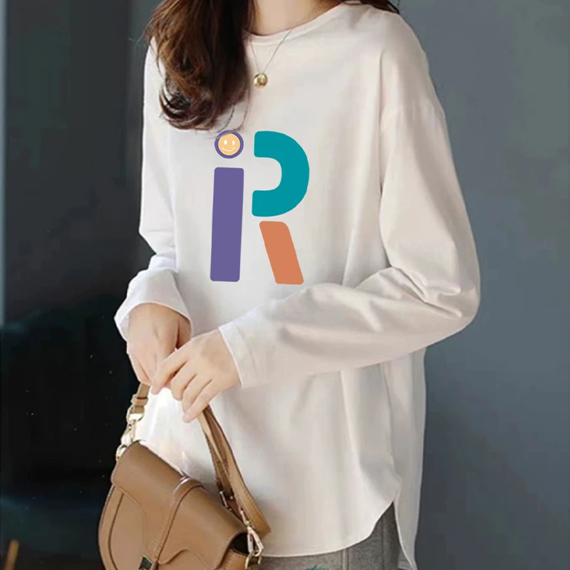 设计感打底衫女内搭秋季百搭显瘦纯欲长袖t恤遮屁股中长款上衣ins