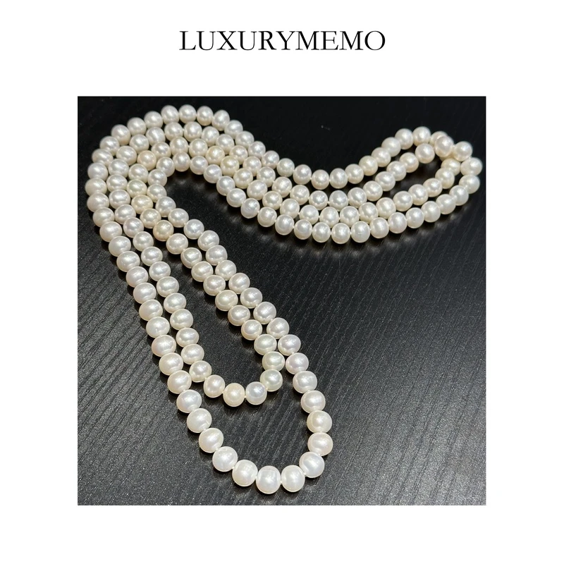 LUXURYMEMO非金属亚克力项链 小众白色锁骨链高级感项链女款颈链